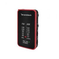 Radio Portátil Sunstech RPC6RD/ vermelho