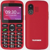 Telemovel Telefunken S520 para idosos/ Vermelho