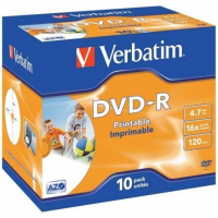 Verbatim - DVDs virgem 4,7 GB DVD-R 10 unidades