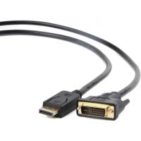 Gembird CC-DPM-DVIM-6 adaptador de cabo de vídeo 1,8 m DisplayPort DVI Preto