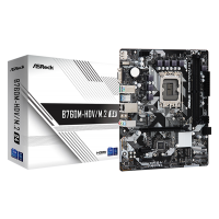 ASRock Intel 1700 B760M- HDV/M/2 D4