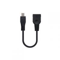 cabo USB 2.0 OTG MICRO B/M-A/H 0.15M Preto NANOcabo