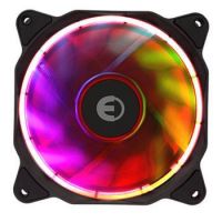 RAINBOW FAN RGB RING LED 120MM FICHA 3PIN+4PIN WHITE