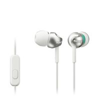 MDR-EX110APW - Auriculares In-ear com micro, Diafragma em neodímio de 9mm, Resposta em Frequência 5-24 000 Hz - Cor Branco.