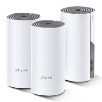 DECOE4 Pack 3 - Composto por 3 unidades AC1200 Whole-Home Mesh Wi-Fi System, Qualcomm CPU, 867Mbps at 5GHz+300Mbps at 2.4GHz, 2 10/100Mbps Ports, 2  internal antennas, MU-MIMO, Beamforming, Parental Controls, Quality of Service, Reporting  - preço válido