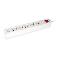 5-Outlet Power Strip with 2 x USB