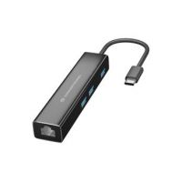 DONN 3-Port USB Hub with Gigabit Network Adapter  - preço válido até fim de stock das unidades pré estabelecidas