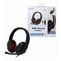 LogiLink Stereo Headphones Gaming ,USB