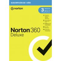 NortonLifeLock 360 Deluxe Segurança antivírus Base Espanhol 1 licença(s) 1 ano(s)