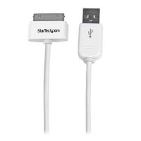 StarTech.com USB2ADC1M cabo para telemóvel Branco 1 m USB A Apple 30-pin