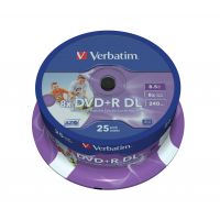 Verbatim 43667 DVDs virgem 8,5 GB DVD+R DL 25 unidade(s)
