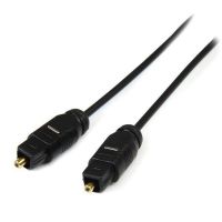 StarTech.com THINTOS15 cabo de áudio 4,6 m TOSLINK Preto