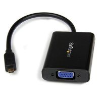 StarTech.com MCHD2VGAA2 adaptador de cabo de vídeo Preto