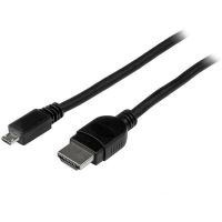 StarTech.com MHDPMM3M adaptador de cabo de vídeo 3 m HDMI Micro USB Type-B Preto