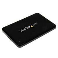 StarTech.com S2510BPU337 Caixa para Discos Rígidos Compartimento HDD/SSD Preto 2.5"