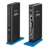 i-tec U3HDMIDVIDOCK base & duplicador de portas Acoplamento Preto