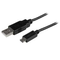 StarTech.com USBAUB2MBK cabo USB 2 m USB 2.0 USB A Micro-USB B Preto