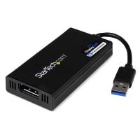 StarTech.com USB32DP4K adaptador gráfico USB 3840 x 2160 pixels Preto