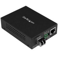 StarTech.com MCM1110MMLC conversor de rede de média 1000 Mbit/s 850 nm Multimodo Preto