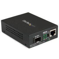 StarTech.com Conversor de médio por fibra Gigabit Ethernet com ranhura Open SFP