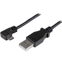 StarTech.com Cabo de carregamento e sincronização Micro-USB M/M - Micro-USB de ângulo para a direita - 0,25 mm² - 2 m