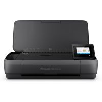 HP OfficeJet Impressora multifunções portátil 250, Cor, Impressora para Pequeno escritório, Impressão, cópia, digitalização, ADF para 10 folhas