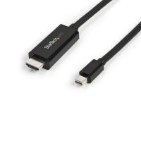 StarTech.com MDP2HDMM3MB adaptador de cabo de vídeo 3 m Mini DisplayPort HDMI Preto