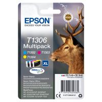 Epson Stag T1306 tinteiro 1 unidade(s) Original Rendimento alto (XL) Ciano, Magenta, Amarelo