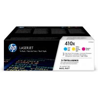 HP Conjunto de 3 Toners LaserJet Originais 410X Ciano/Magenta/Amarelo de Elevado Rendimento