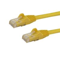 StarTech.com N6PATC50CMYL cabo de rede Amarelo 0,5 m Cat6 U/UTP (UTP)