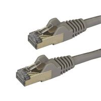 StarTech.com 6ASPAT2MGR cabo de rede Cinzento 2 m Cat6a U/FTP (STP)