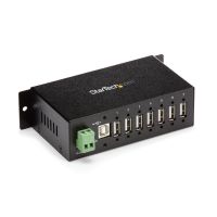 StarTech.com Concentrador USB 2.0 industrial de 7 portas com proteção ESD e contra picos de corrente de 350 W