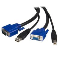 StarTech.com Cabo 2-em-1 USB KVM 1,80 m