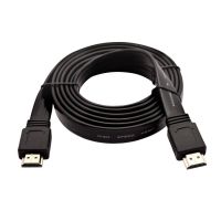 V7 V7HDMI4FL-02M-BK-1E cabo HDMI 2 m HDMI Type A (Standard) Preto