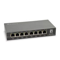 LevelOne GEP-0823 switch de rede Gigabit Ethernet (10/100/1000) Power over Ethernet (PoE) Preto