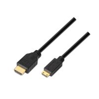 AISENS A119-0115 cabo HDMI 3 m HDMI Type A (Standard) HDMI Type C (Mini) Preto