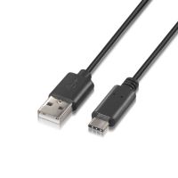 AISENS A107-0050 cabo USB 0,5 m USB 2.0 USB A USB C Preto