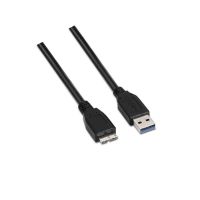 AISENS A105-0044 cabo USB 2 m USB 3.2 Gen 1 (3.1 Gen 1) USB A Micro-USB B Preto