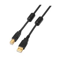 AISENS A101-0009 cabo USB 2 m USB 2.0 USB A USB B Preto