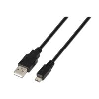 AISENS A101-0028 cabo USB 1,8 m USB 2.0 USB A Micro-USB B Preto