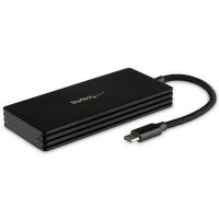 StarTech.com SM21BMU31CI3 Caixa para Discos Rígidos Compartimento SSD Preto M.2