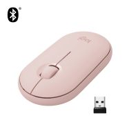 Logitech Pebble M350 rato Ambidestro RF Wireless + Bluetooth Ótico 1000 DPI