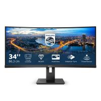 Philips B Line 345B1C/00 monitor de ecrã 86,4 cm (34") 3440 x 1440 pixels Quad HD LCD Preto