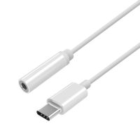 AISENS A109-0384 cabo para telemóvel Branco 0,15 m USB C 3.5 mm