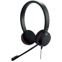 Jabra Evolve 20 USB-C UC Stereo Auscultadores Com fios Fita de cabeça Escritório/Call center USB Type-C Preto