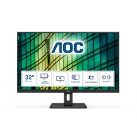 AOC E2 U32E2N LED display 80 cm (31.5") 3840 x 2160 pixels 4K Ultra HD Preto