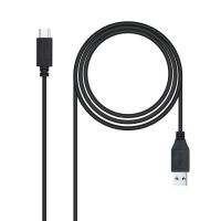 Nanocable 10.01.4001-L150 cabo USB 1,5 m USB 3.2 Gen 2 (3.1 Gen 2) USB A USB C Preto