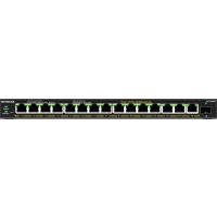 NETGEAR 16-Port High-Power PoE+ Gigabit Ethernet Plus Switch (231W) with 1 SFP port (GS316EPP) Gerido Gigabit Ethernet (10/100/1000) Power over Ethernet (PoE) Preto