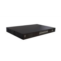 LevelOne FGP-2031 switch de rede Não-gerido Fast Ethernet (10/100) Power over Ethernet (PoE) 1U Preto