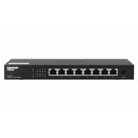 QNAP QSW-1108-8T switch de rede Não-gerido 2.5G Ethernet (100/1000/2500) Preto